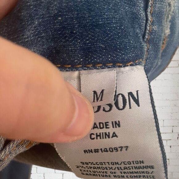 Hudson Jeans Classic Blue Denim Jacket - Picture 7 of 8